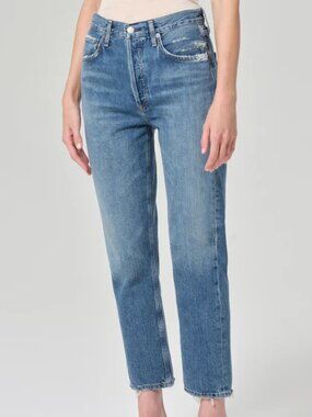 Agolde, Riley High Rise Straight Crop | Size: 26